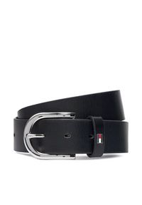 TOMMY HILFIGER - Tommy Hilfiger Pasek Damski New Danny Belt WW0WW11590 70 Granatowy. Kolor: niebieski. Materiał: skóra #4
