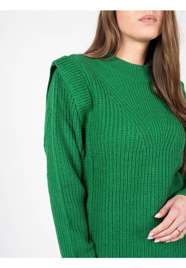 Silvian Heach Sweter | PGA22137LU | Kobieta | Zielony. Kolor: zielony. Materiał: bawełna, akryl, nylon. Wzór: aplikacja, ze splotem
