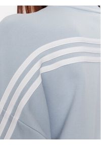 Adidas - adidas Bluza Future Icons 3-Stripes Sweatshirt IL3056 Niebieski Loose Fit. Kolor: niebieski. Materiał: bawełna #2