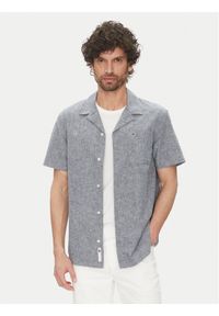 Tommy Jeans Koszula DM0DM20895 Granatowy Regular Fit. Kolor: niebieski. Materiał: bawełna