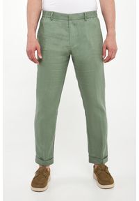 Liu Jo - Spodnie męskie lniane LIU JO. Materiał: len #3