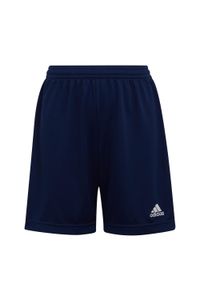 Adidas - Spodenki dziecięce Addidas Entrada 22. Kolor: niebieski. Materiał: poliester. Styl: sportowy, młodzieżowy #1