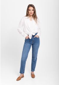 Volcano - Niebieskie jeansy, Regular Fit, D-EPPY. Okazja: na co dzień. Kolor: niebieski. Styl: klasyczny, casual #1