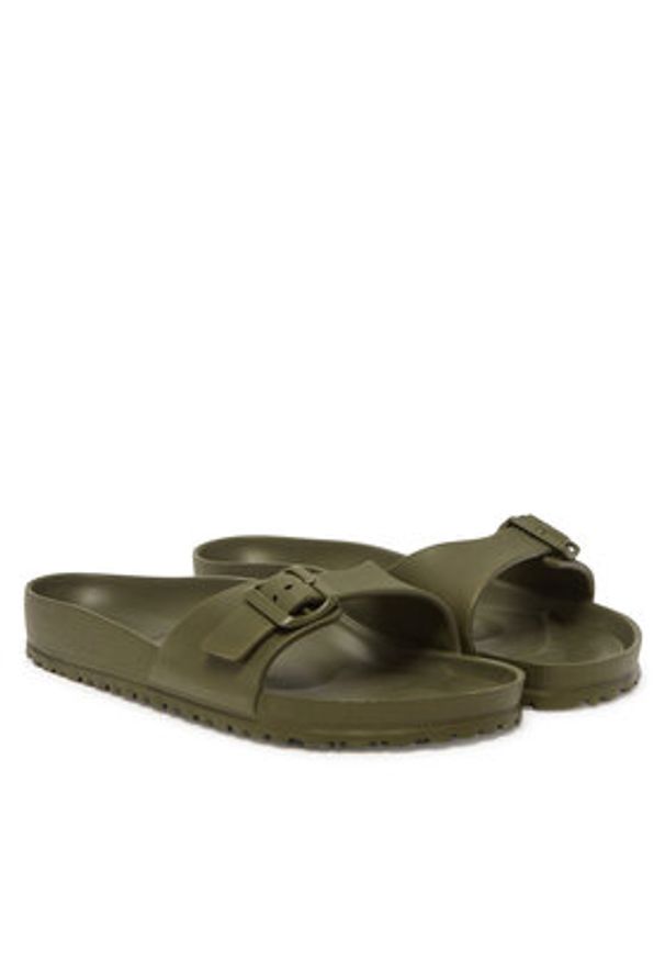 Birkenstock Klapki Madrid EVA 1019025 Khaki. Kolor: brązowy. Materiał: syntetyk