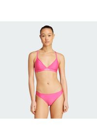 Adidas - Komplet bikini z ramiączkami regulowanymi w dwóch kierunkach Triangle. Kolor: pomarańczowy, biały, wielokolorowy