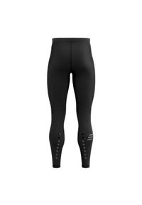 Spodnie męskie Compressport Winter Trail Under Control Full Tights. Kolor: czarny