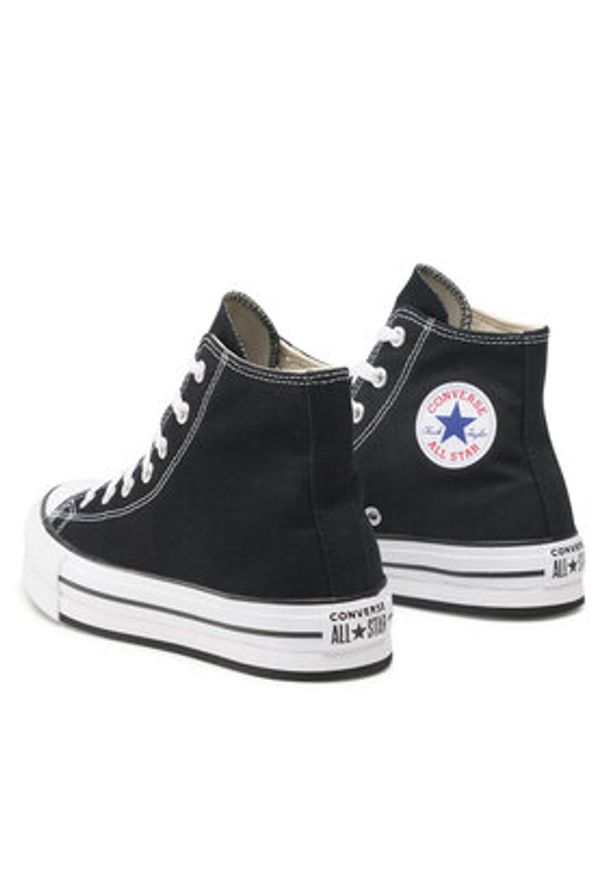 Converse Trampki Chuck Taylor All Star Eva Lift Hi 272855C Czarny. Kolor: czarny. Materiał: materiał