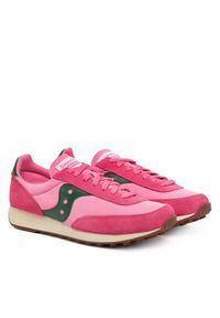 Saucony Sneakersy Trainer 80 S70884 6 Różowy. Kolor: różowy. Materiał: materiał #3