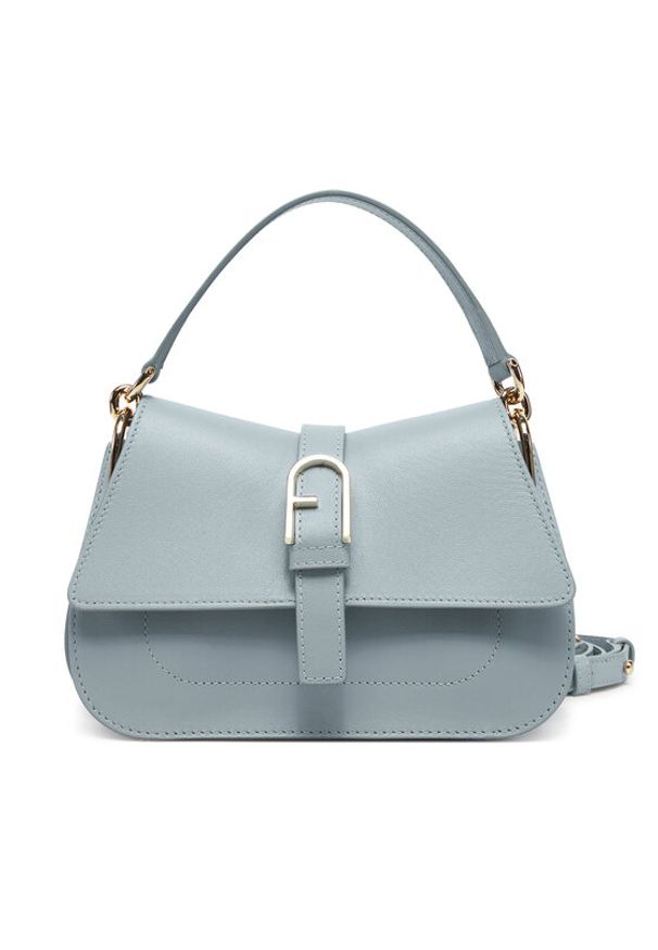 Furla Torebka Flow WB01032 BX2045 55000 Szary. Kolor: szary. Materiał: skórzane