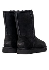 Ugg - Buty zimowe damskie UGG W Classic Mini Short II (1016223-BLK). Okazja: na plażę. Kolor: czarny. Materiał: materiał. Sezon: zima. Styl: młodzieżowy #4