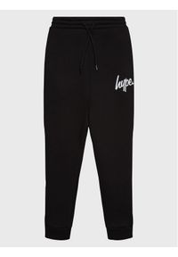 Hype - HYPE Spodnie dresowe CORE21-095 Czarny Regular Fit. Kolor: czarny. Materiał: bawełna