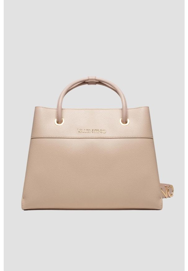 Valentino by Mario Valentino - VALENTINO Beżowa shopperka Alexia. Kolor: beżowy