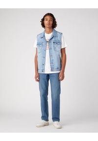 Wrangler - MESKA KOSZULKA WRANGLER GRAPHIC TEE WORN WHITE 112330884 #3