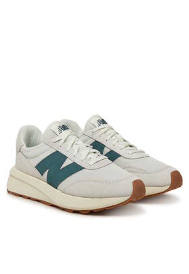 New Balance Sneakersy U370CC Beżowy. Kolor: beżowy. Materiał: skóra, zamsz