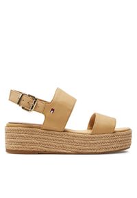 TOMMY HILFIGER - Espadryle Tommy Hilfiger. Kolor: beżowy