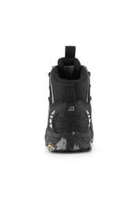 ALPINE PRO - Buty trekkingowe skórzane unisex Alpine Pro Spidere Mid Vibram. Wysokość cholewki: za kostkę. Kolor: czarny. Materiał: skóra. Styl: sportowy. Sport: turystyka piesza