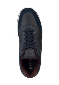 Geox sneakersy U SANDFORD B ABX A kolor granatowy U36S7A 0PTME C4002. Nosek buta: okrągły. Zapięcie: sznurówki. Kolor: niebieski. Materiał: guma #3