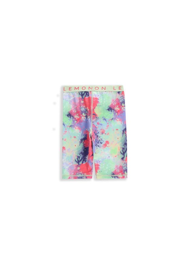 Legginsy sportowe dla dzieci Lemon Explore WL5 krótkie. Kolor: wielokolorowy. Materiał: poliester, elastan. Długość: krótkie. Styl: sportowy