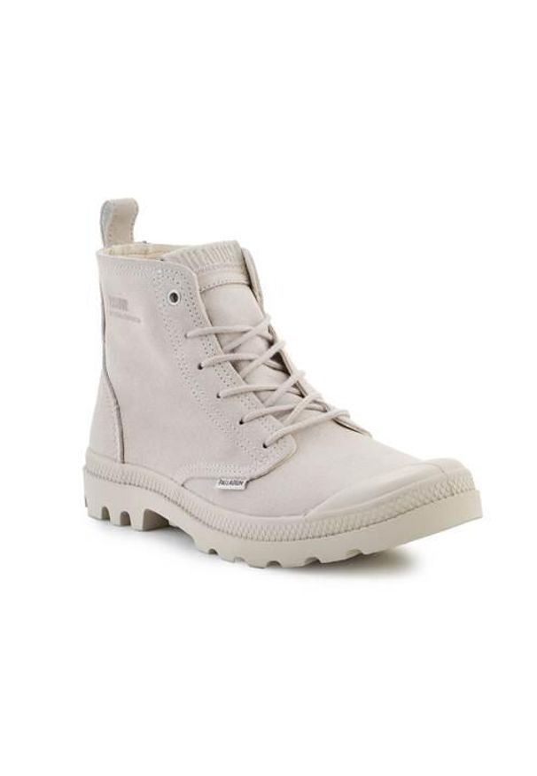 Buty do chodzenia unisex Palladium Pampa Hi. Zapięcie: sznurówki. Kolor: beżowy. Materiał: skóra. Szerokość cholewki: normalna. Sport: turystyka piesza