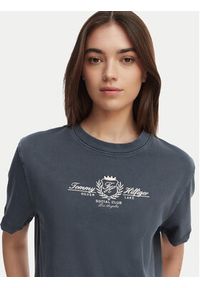 TOMMY HILFIGER - Tommy Hilfiger T-Shirt Crest WW0WW48713 Granatowy Relaxed Fit. Kolor: niebieski. Materiał: bawełna #5
