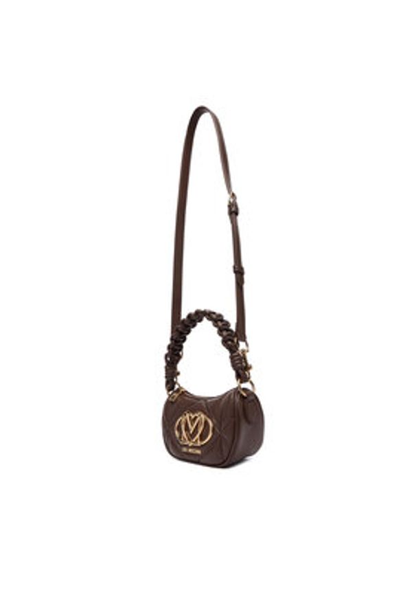 Love Moschino - LOVE MOSCHINO Torebka JC4189PP0NLC0 Brązowy. Kolor: brązowy. Materiał: skórzane
