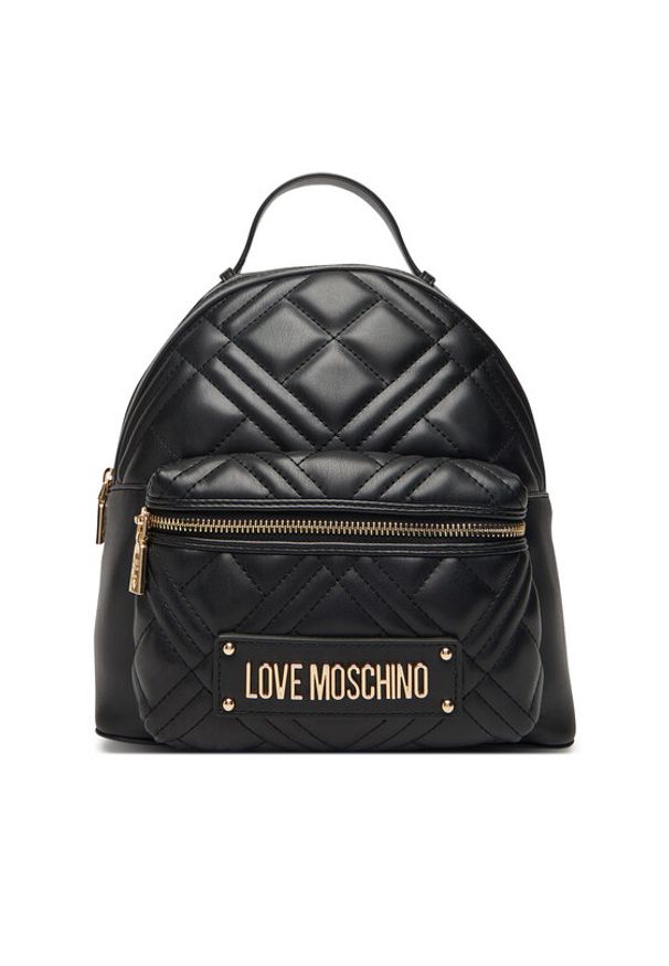 Love Moschino - LOVE MOSCHINO Plecak JC4148PP1NLA0000 Czarny. Kolor: czarny. Materiał: skóra