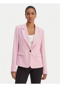 Fracomina Marynarka FR26SJ1001W42901 Różowy Regular Fit. Kolor: różowy. Materiał: syntetyk #1