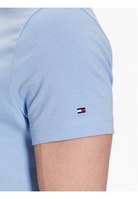 TOMMY HILFIGER - Tommy Hilfiger T-Shirt Logo MW0MW11797 Błękitny Slim Fit. Kolor: niebieski. Materiał: bawełna #3