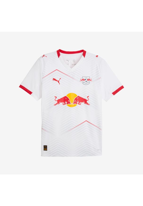 Koszulka piłkarska oficjalna Puma RB Lipsk 25/26 domowa. Materiał: materiał. Sport: piłka nożna