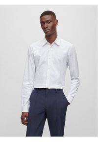 BOSS - Boss Koszula P-Roan 50497111 Biały Slim Fit. Kolor: biały. Materiał: bawełna #1