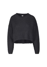 Urban Classics - Bluza damska Urban Classic szeroka oversize. Kolor: czarny. Materiał: polar. Sezon: zima #1