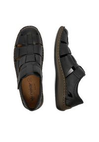 Rieker Sandały CEO-05281-00 Czarny. Kolor: czarny. Materiał: skóra #7