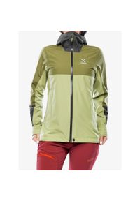 Haglöfs - Kurtka przeciwdeszczowa damska Haglofs Finch Proof Jacket. Kolor: zielony. Sport: turystyka piesza