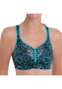 ANITA ACTIVE - Stanik do biegania Air Control mit Delta Pad z wysoki poziomem podtrzymywania. Kolor: niebieski. Materiał: poliester, elastan, poliamid. Sport: bieganie