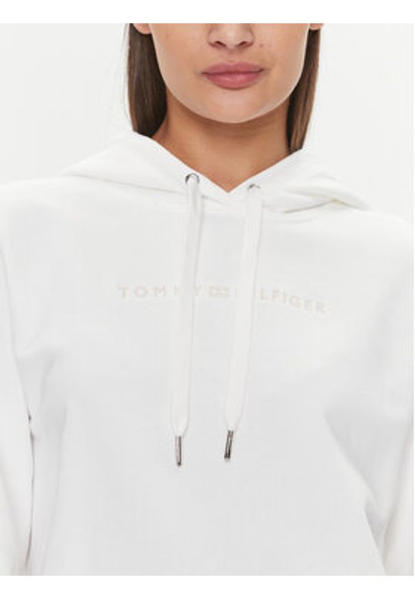 TOMMY HILFIGER - Tommy Hilfiger Bluza Frosted WW0WW38856 Écru Relaxed Fit. Materiał: bawełna