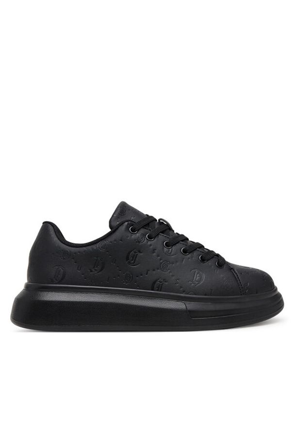 Just Cavalli Sneakersy 78RA3SB6 ZSC31 Czarny. Kolor: czarny. Materiał: skóra