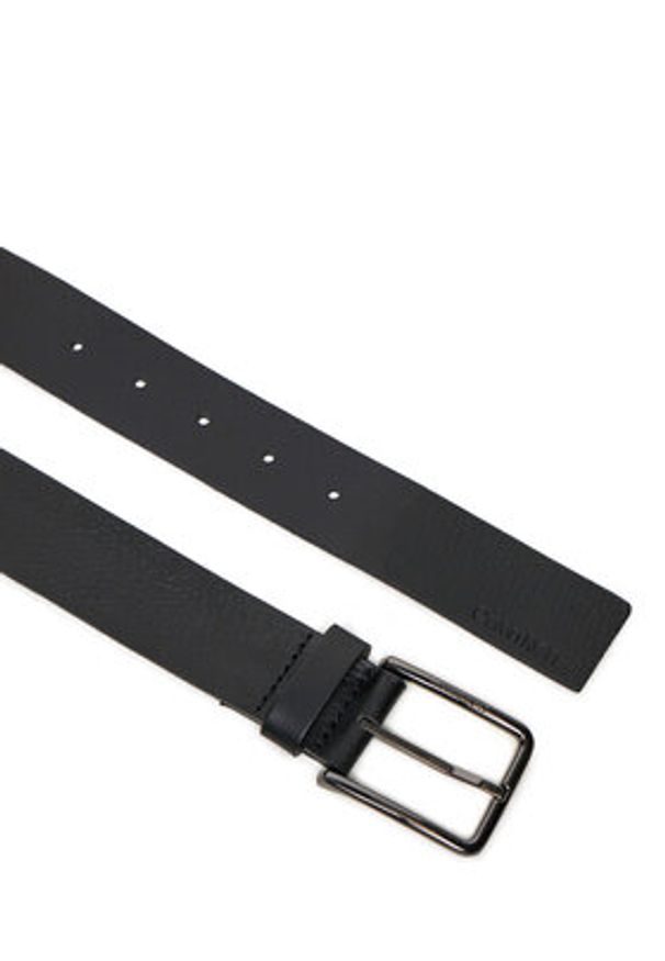 Calvin Klein Pasek Męski K50K512651 Czarny. Kolor: czarny. Materiał: skóra