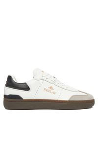 Replay - REPLAY Sneakersy GWSD8.000.C0003L Biały. Kolor: biały. Materiał: skóra