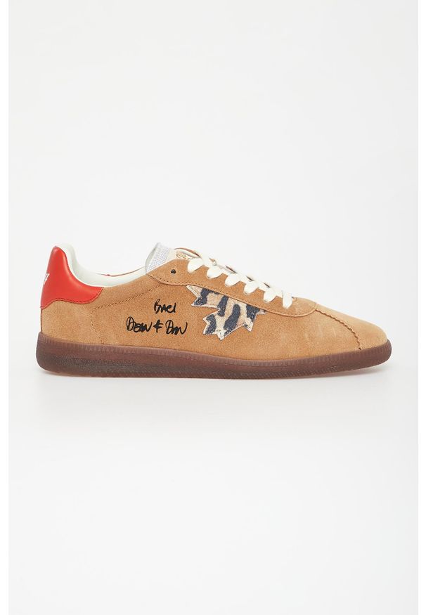 Sneakersy męskie zamszowe DSQUARED2. Materiał: zamsz