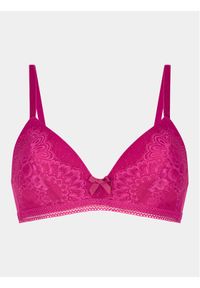 Hunkemöller Biustonosz bezfiszbinowy Bessie Non Wired Low D Pu 202655 Różowy. Kolor: różowy