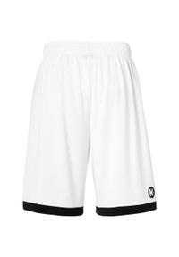 KEMPA - Długie spodenki dla dzieci Kempa Player. Kolor: biały, czarny, wielokolorowy. Długość: długie. Styl: sportowy. Sport: koszykówka