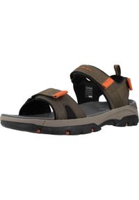 skechers - Sandały Skechers Model Tresmen - Ryer Kolor Zielony. Zapięcie: rzepy. Kolor: zielony. Materiał: tkanina, syntetyk, materiał. Sport: turystyka piesza #1
