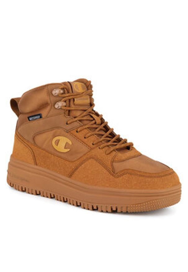 Champion Sneakersy RD18 UTILITY WP MID S22298-MS502 Brązowy. Kolor: brązowy. Materiał: materiał
