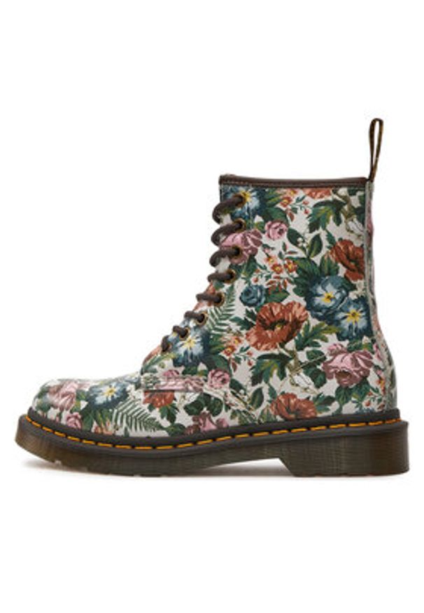 Dr. Martens Glany 1460 English Garden 31689649 Kolorowy. Materiał: skóra. Wzór: kolorowy