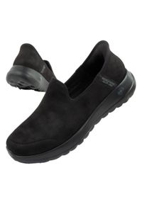 skechers - Buty sportowe damskie Skechers Go Walk Joy Slip-ins. Kolor: czarny. Materiał: materiał. Szerokość cholewki: normalna. Model: Skechers Sport. Sport: turystyka piesza