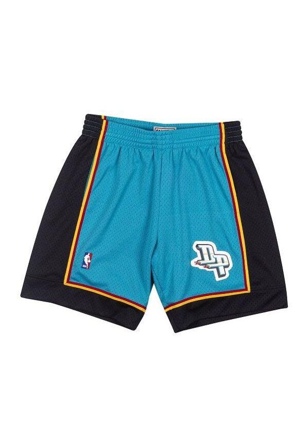 Mitchell & Ness - Szorty Detroit Pistons Swingman. Kolor: niebieski. Sport: koszykówka