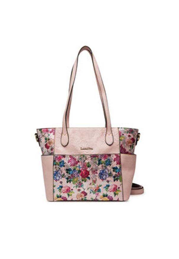 Laura Vita Torebka Amep 03 Różowy. Kolor: różowy. Materiał: skórzane