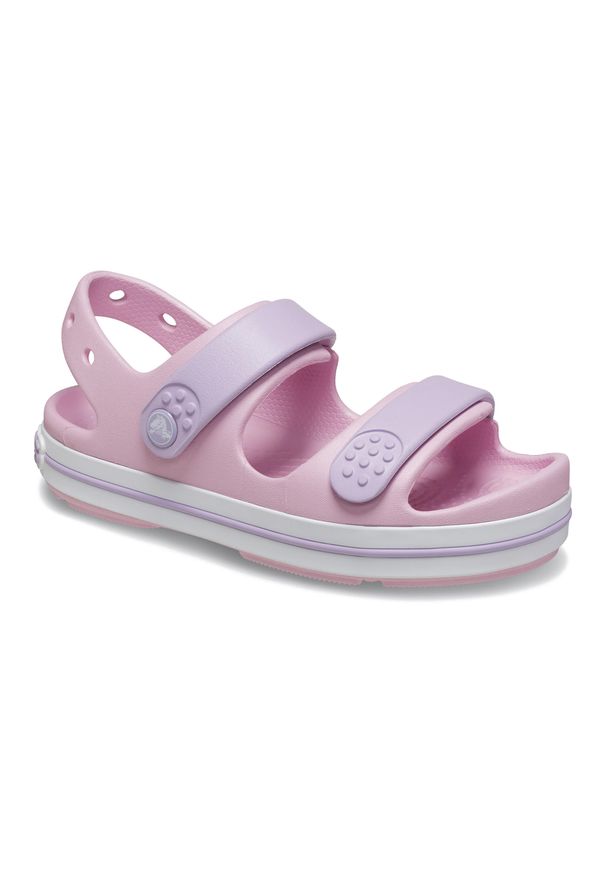 Sandały dziecięce Crocs Crocband Cruiser Kids. Kolor: fioletowy, wielokolorowy, różowy, biały