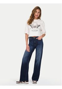 only - ONLY Jeansy Madison 15318405 Granatowy Wide Leg. Kolor: niebieski #3
