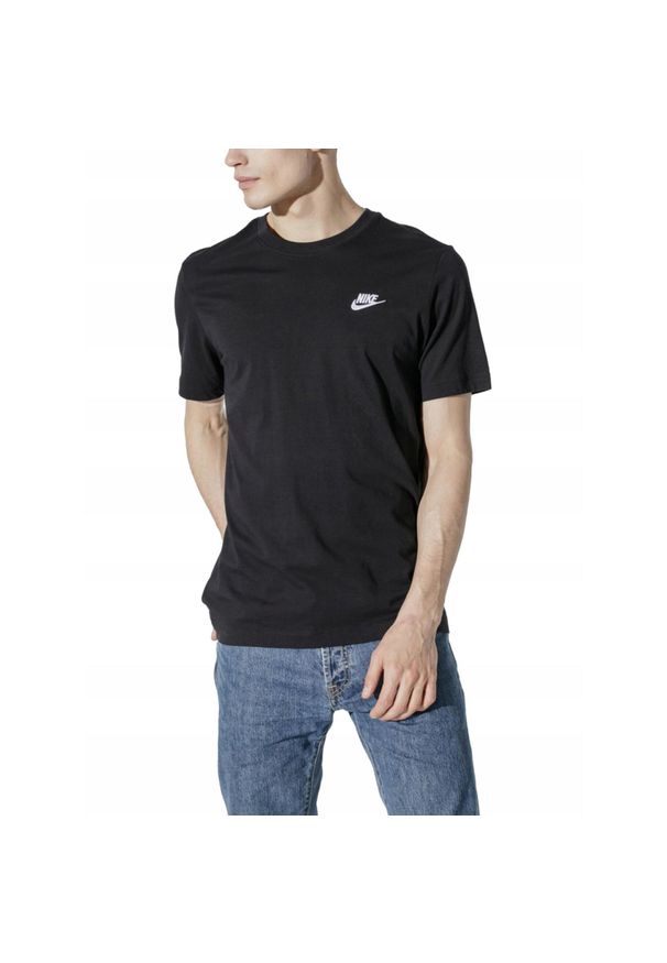 Nike - Koszulka t-shirt męska NIKE bawełna. Kolor: czarny, biały, wielokolorowy. Materiał: bawełna